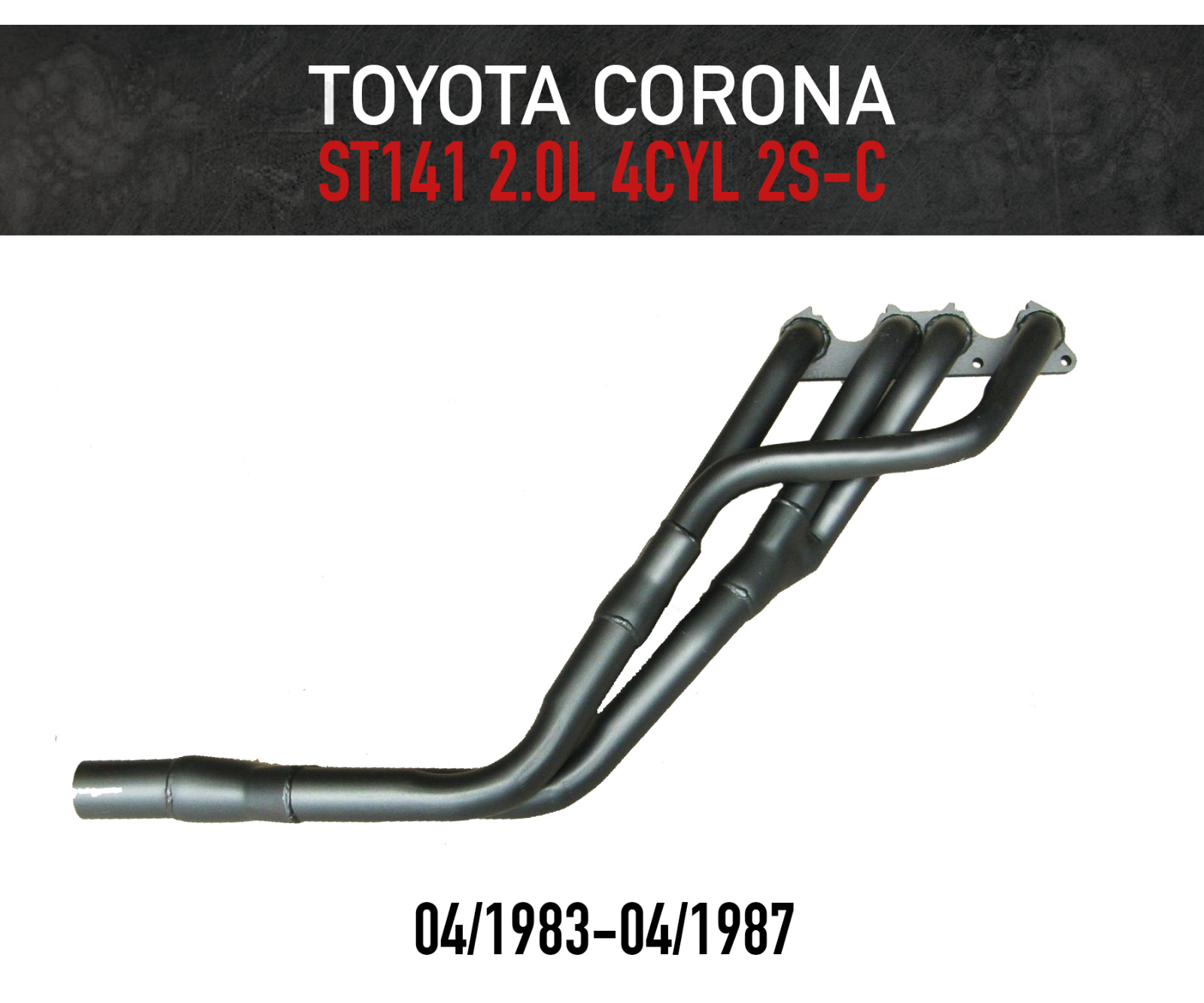 Headers / Extractors for Toyota Corona (1983-1987) 2.0L ST141