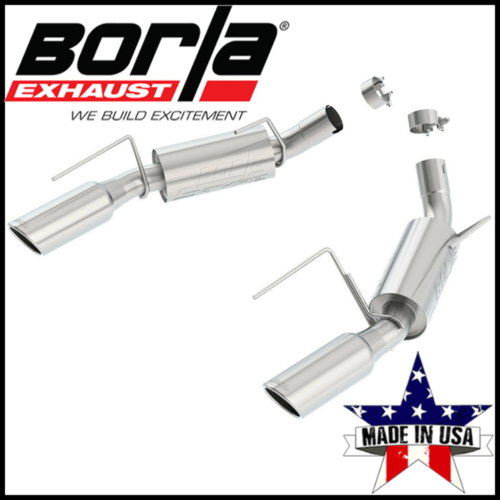 Borla S-Type Axle-Back Exhaust System fit 05-09 Ford Mustang GT/GT500 4.6L 5.4L