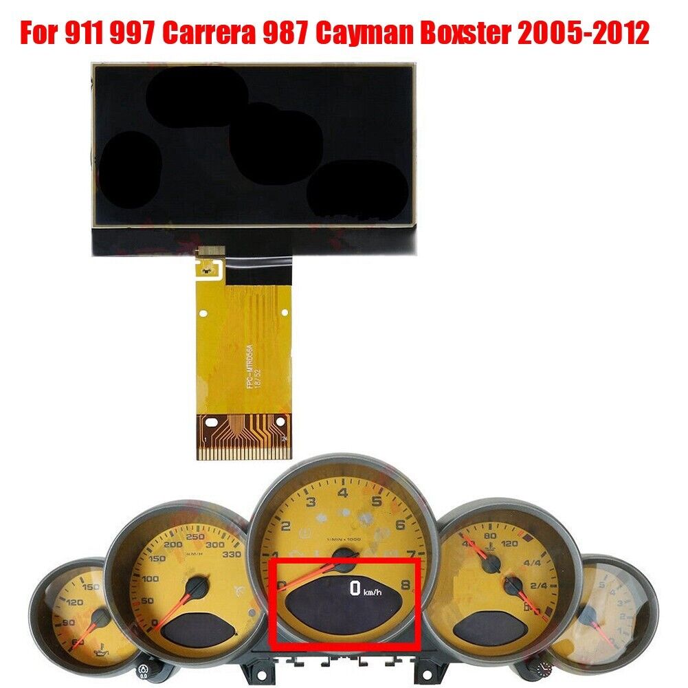 Speedometer Instrument Display 84*50mm Display Screen For 987 Cayman