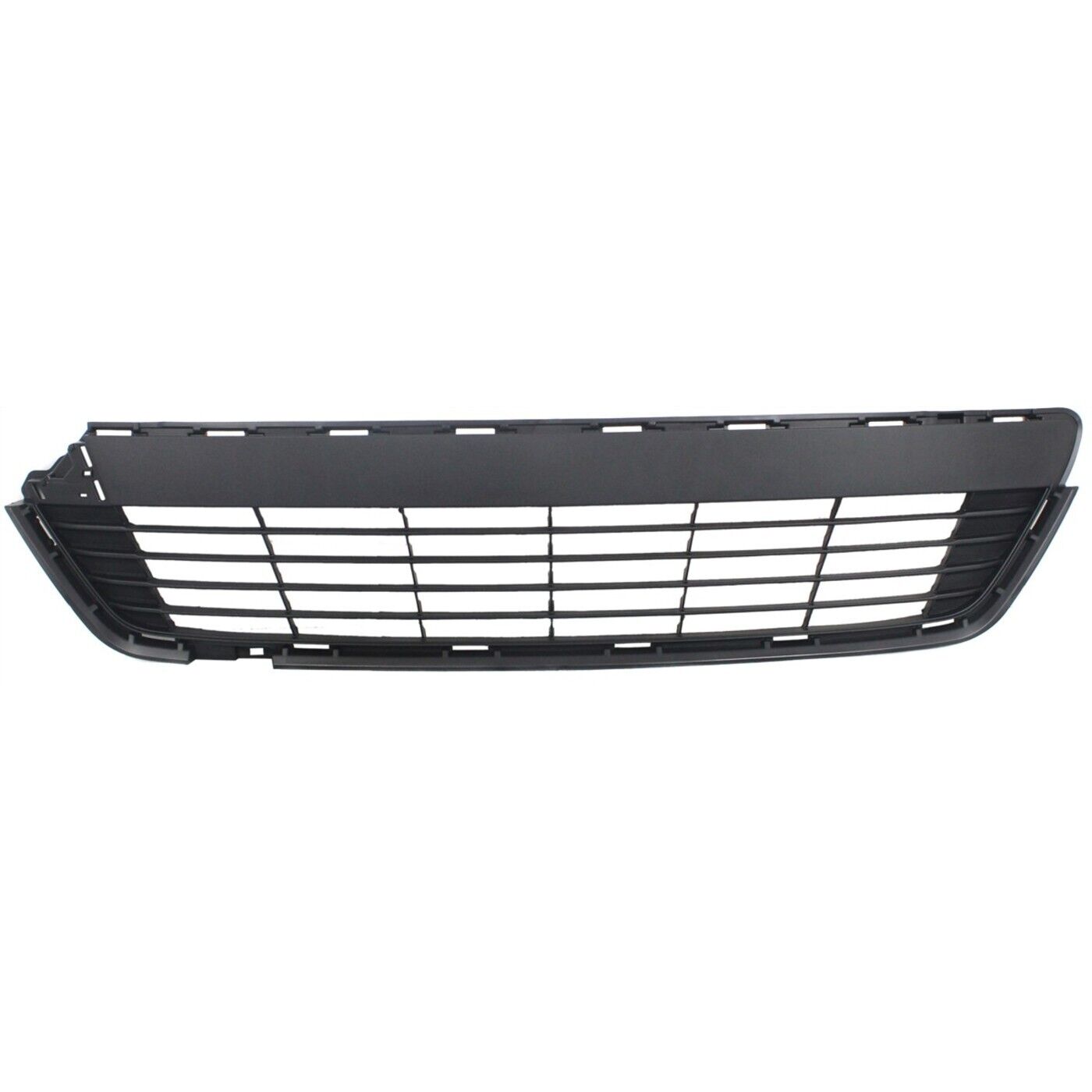 Bumper Grille For 2012-2014 Toyota Yaris Center Textured Black Plastic