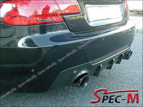 M Sport Rear Bumper Diffuser Carbon Fiber For BMW 2007+ 335i Coupe Convertible