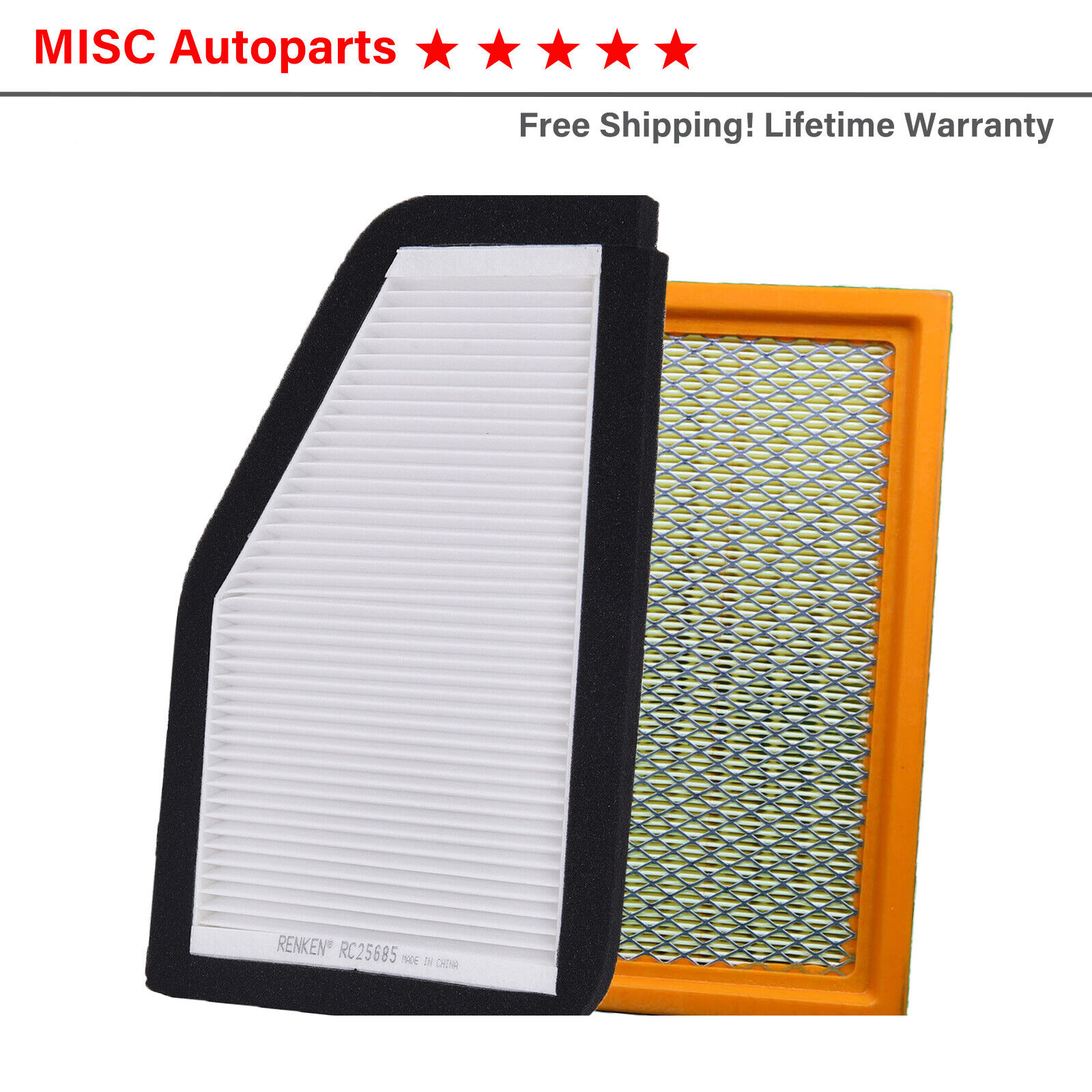 Engine & Cabin Air Filter for 2001 - 2006 MAZDA TRIBUTE