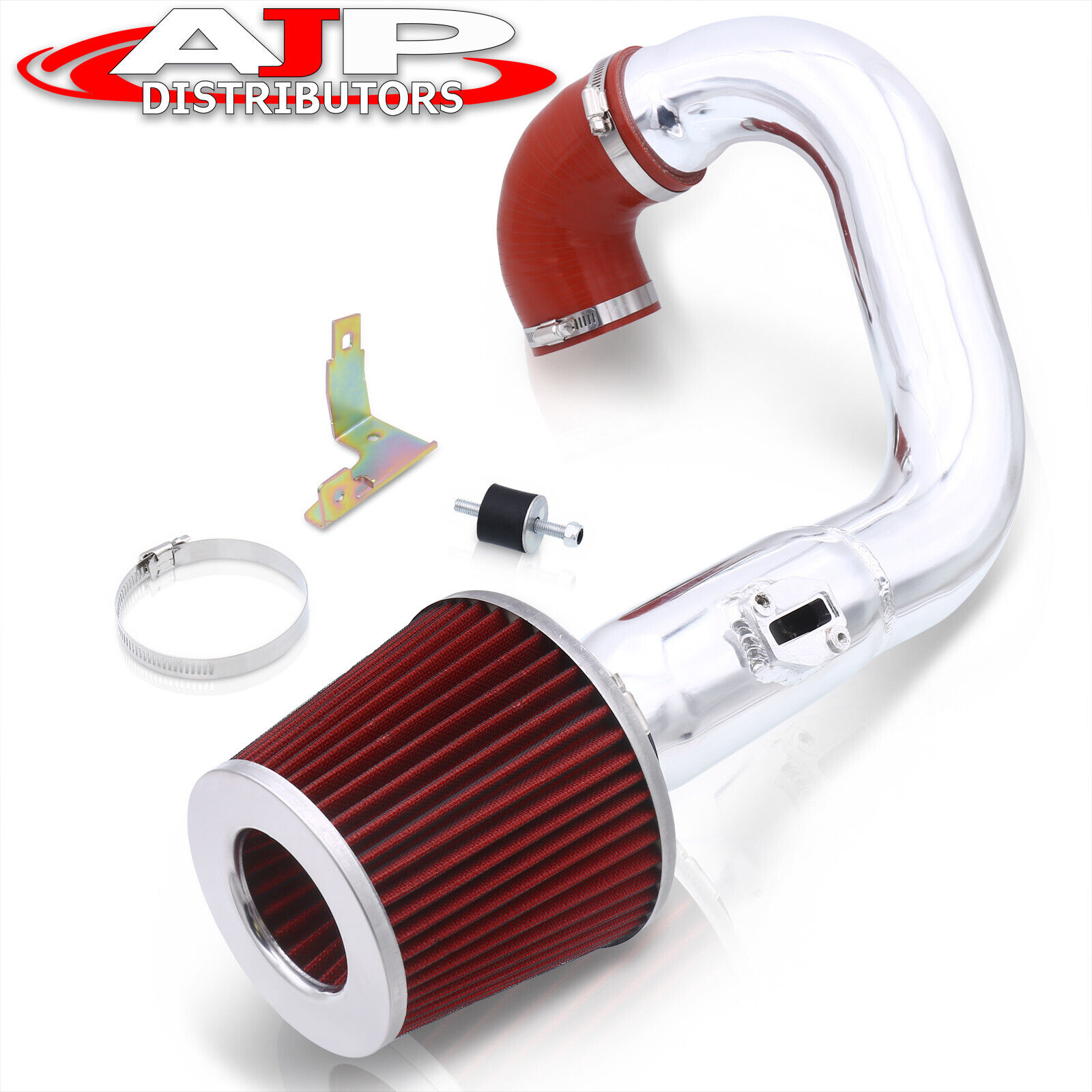 Chrome Cold Air Intake Aluminum Piping +Filter For 2005-2007 Chevy Cobalt SS 2.0