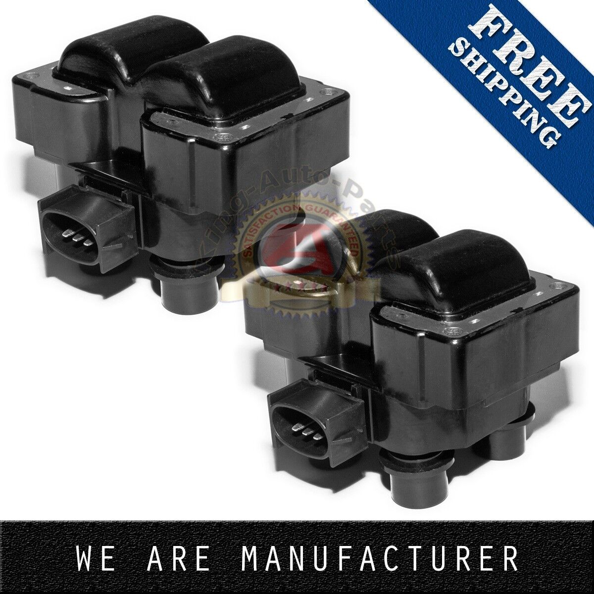 Pack of 2 Ignition Spark Coil Coils For FORD MAZDA MERCURY 1988-2003 FD487 DG530