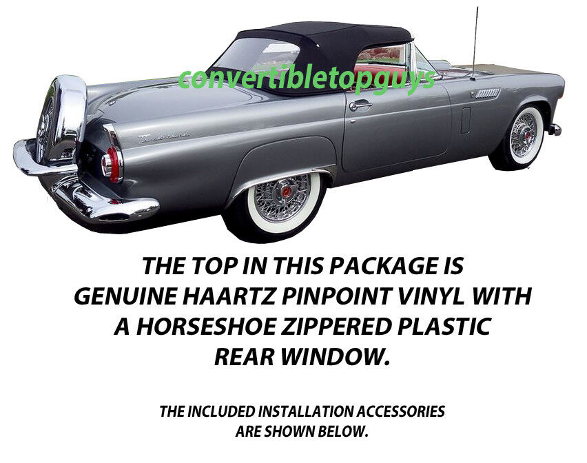 FORD THUNDERBIRD CONVERTIBLE TOP DO IT YOURSELF PACKAGE 1955-1957