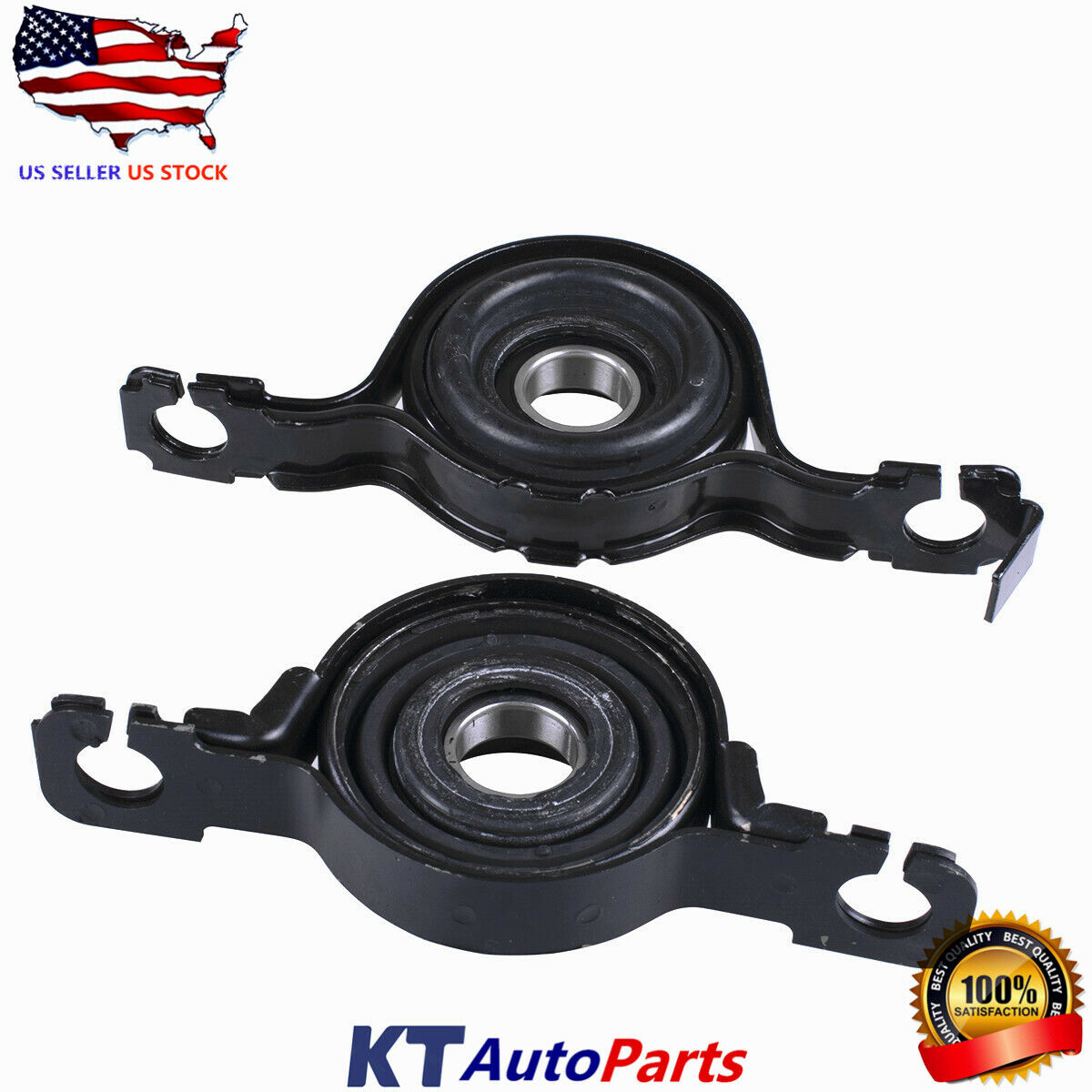 2Pcs Front + Rear Center Support Bearing Kit for Ford Edge & Mazda CX9 2007-2013
