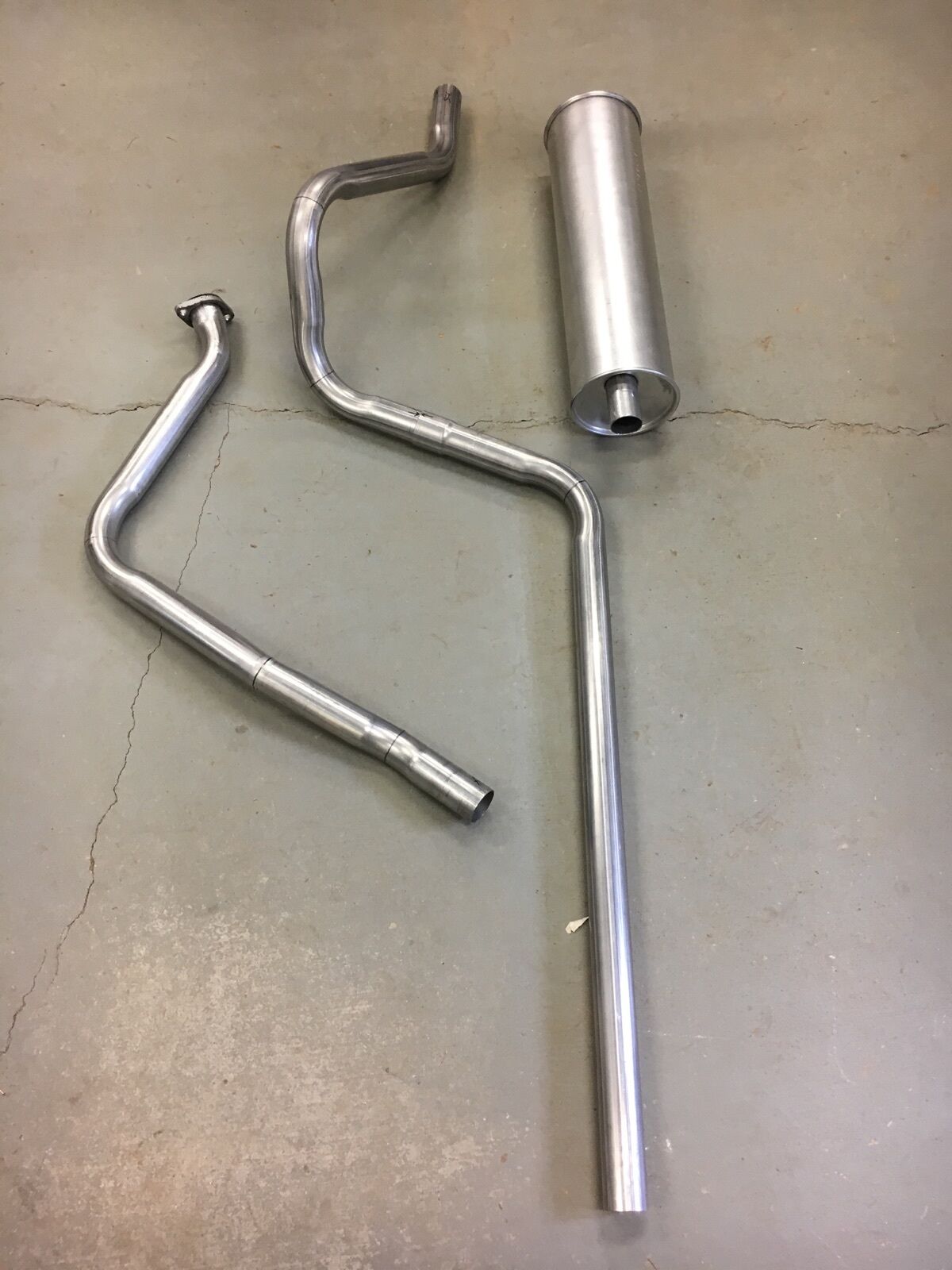 1957-1960 Ford F100 6 Cylinder Truck Stock Single Complete Exhaust System 