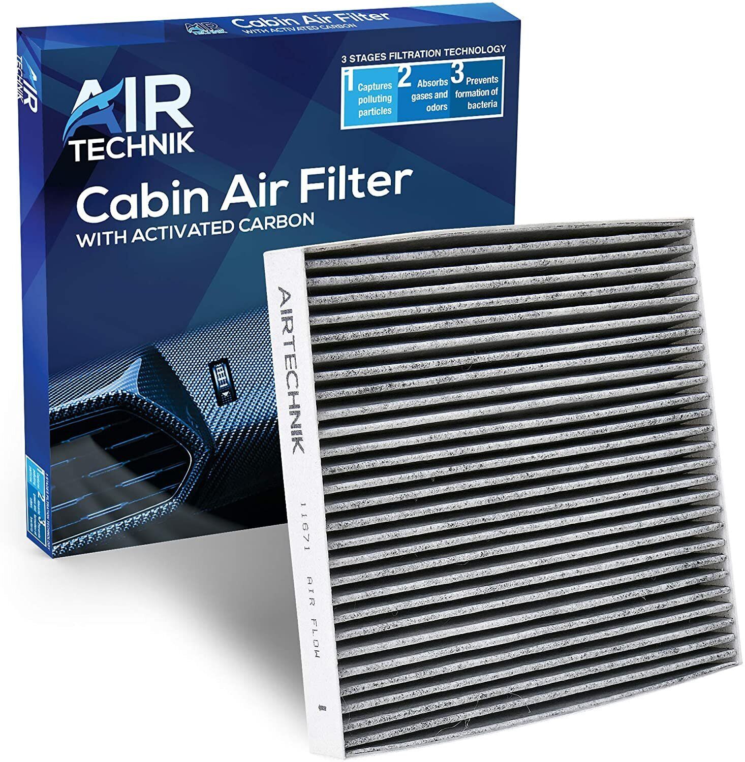 AirTechnik CF11671 Cabin Air Filter w/Activated Carbon | Fits Mazda CX-9...
