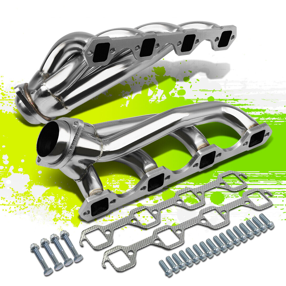 Stainless Steel Shorty Exhaust Header Manifold for Ford Mustang 5.0L V8 79-93