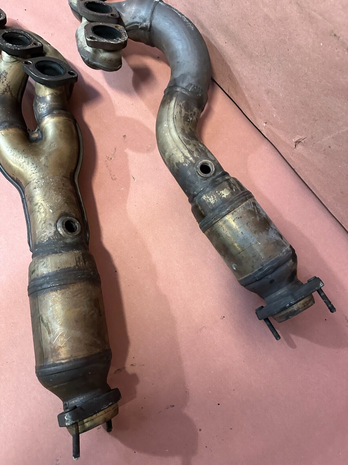 BMW E38 740IL E39 540I M62 Exhaust Manifolds Pipes Headers OEM 127K MLS Tested