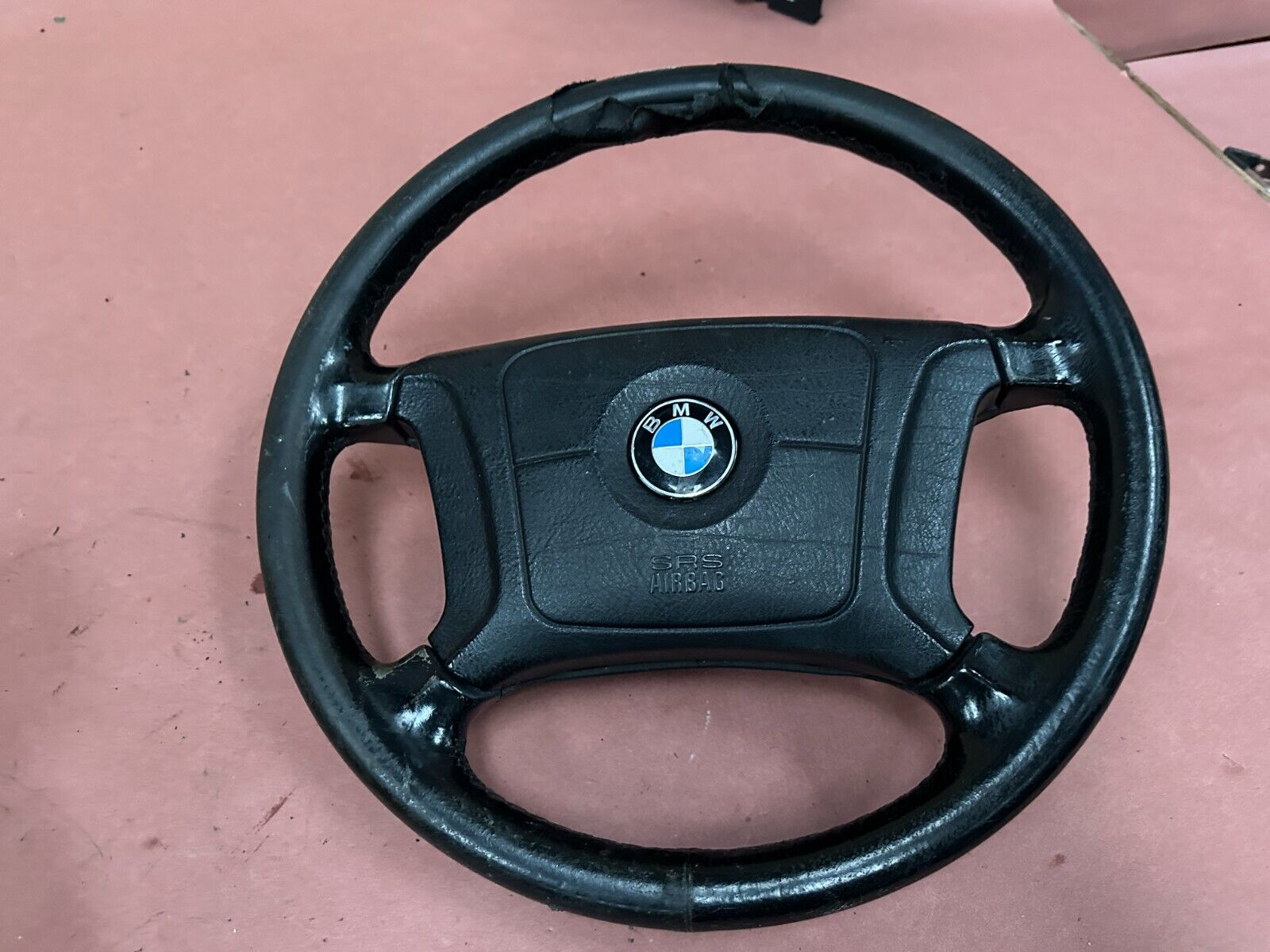 BMW E36 318ti 318I 320I 323I 325I Z3 Leather Steering Wheel OEM #97206