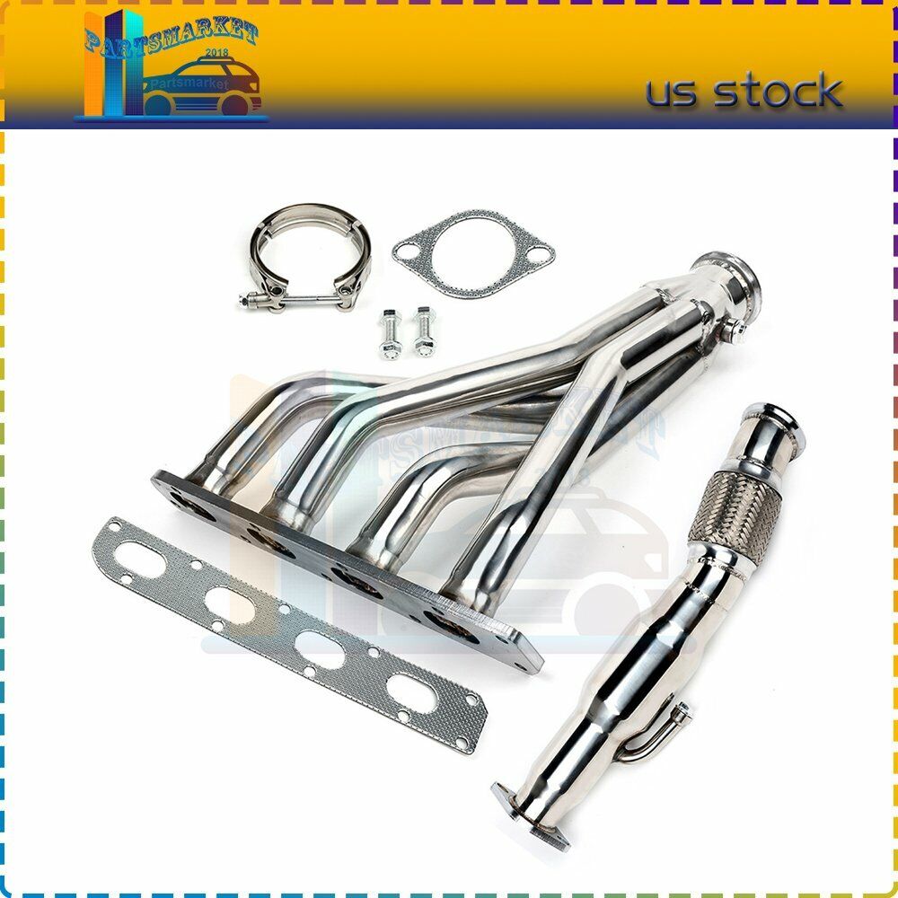 STAINLESS STEEL HEADER MANIFOLD+Front Pipe EXHAUST FOR 05-07 CHEVY COBALT SS/ION