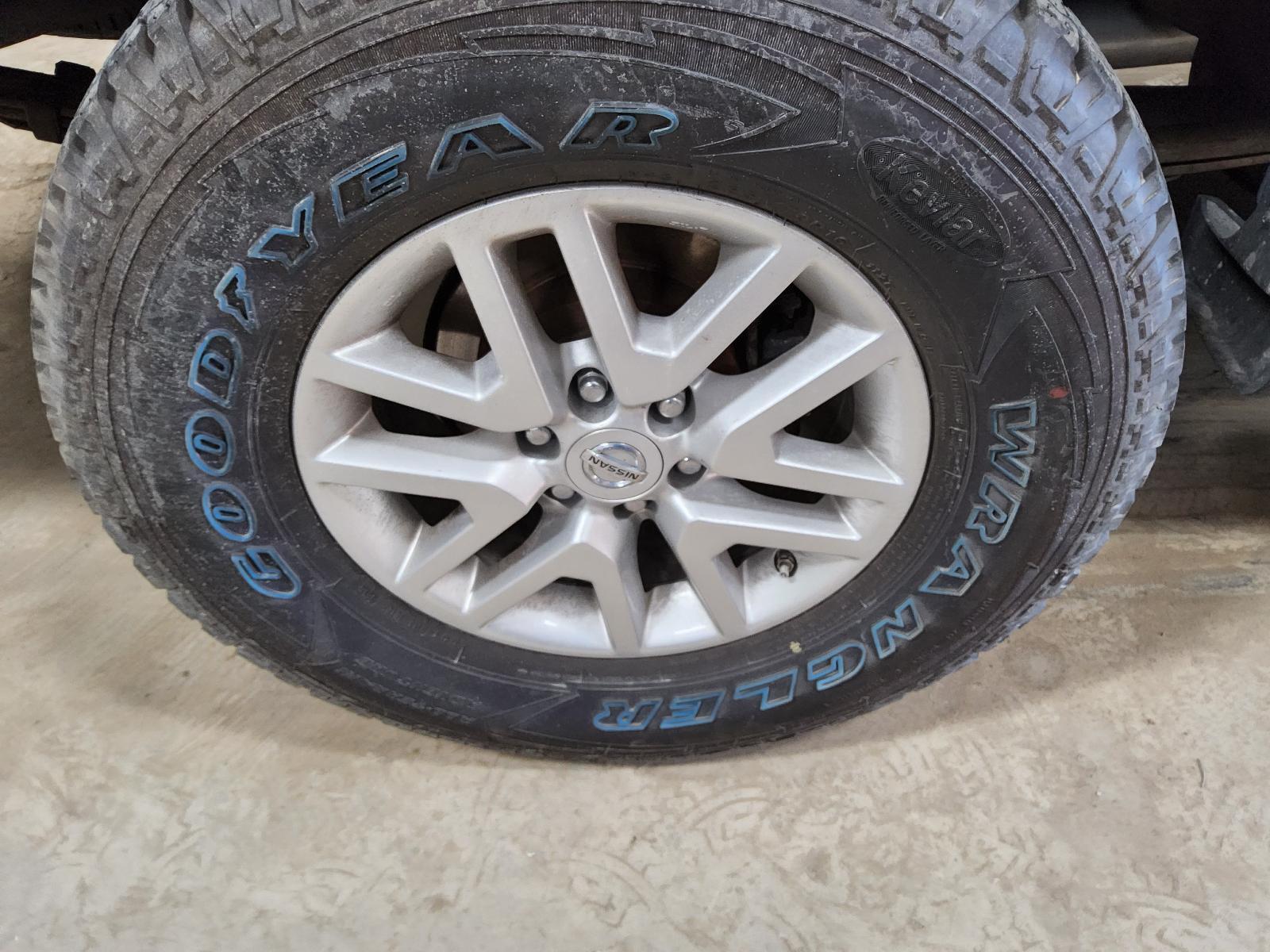Used Wheel fits: 2014 Nissan Frontier 16x7 alloy 6 spoke open V spoke Grade A