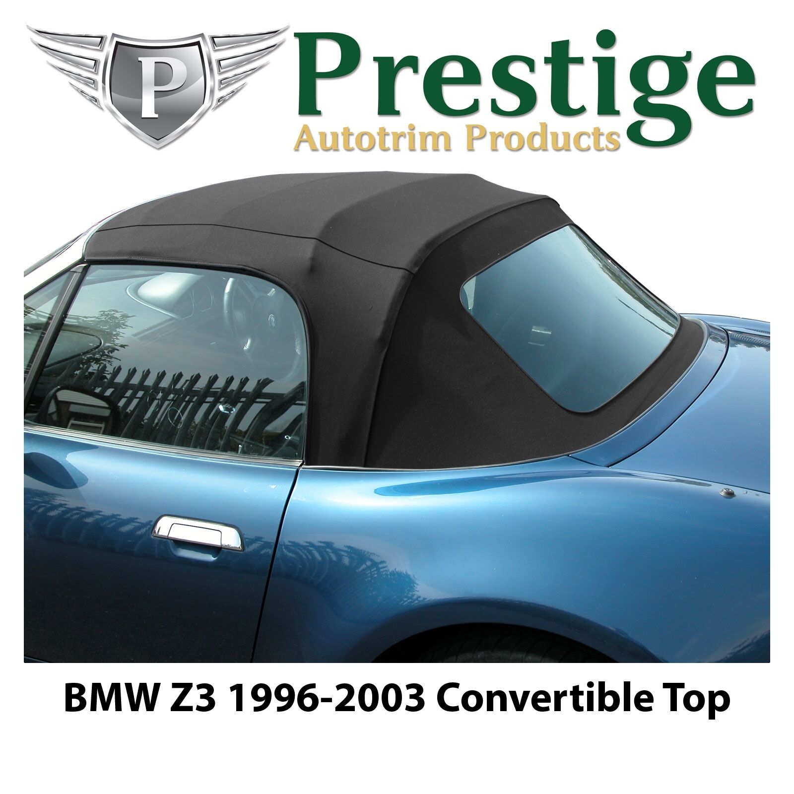 BMW Z3 Convertible Top Soft Top Tops Roof Black Mohair Canvas 1996-2003