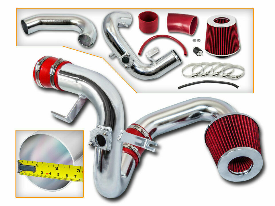 BCP RED For 00-05 Toyota Celica GT GTS 1.8L VVTi Cold Air Intake System + Filter