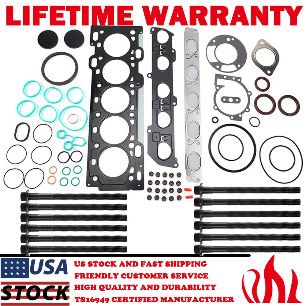 Head Gasket Bolt Set For Volvo XC60 C30 C70 S40 V50 S60 V60 Cross Country 2.5L