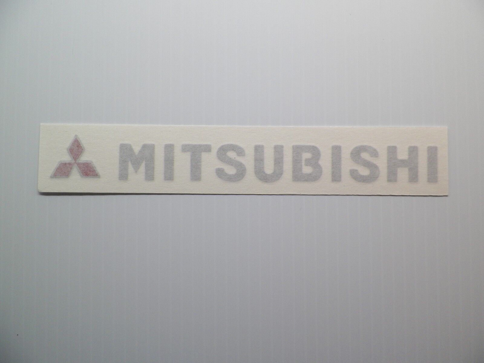 New 93-99 Mitsubishi Rear Logo Flat Badge Decal Eclipse Mirage FTO GS-T GSX GS
