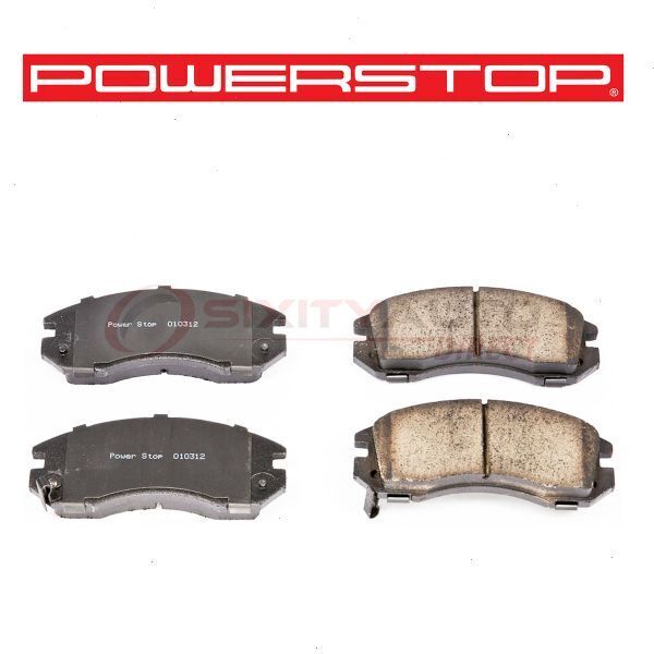 PowerStop 16-470 Disc Brake Pad Set - Braking Stopping Wheel Tire dk