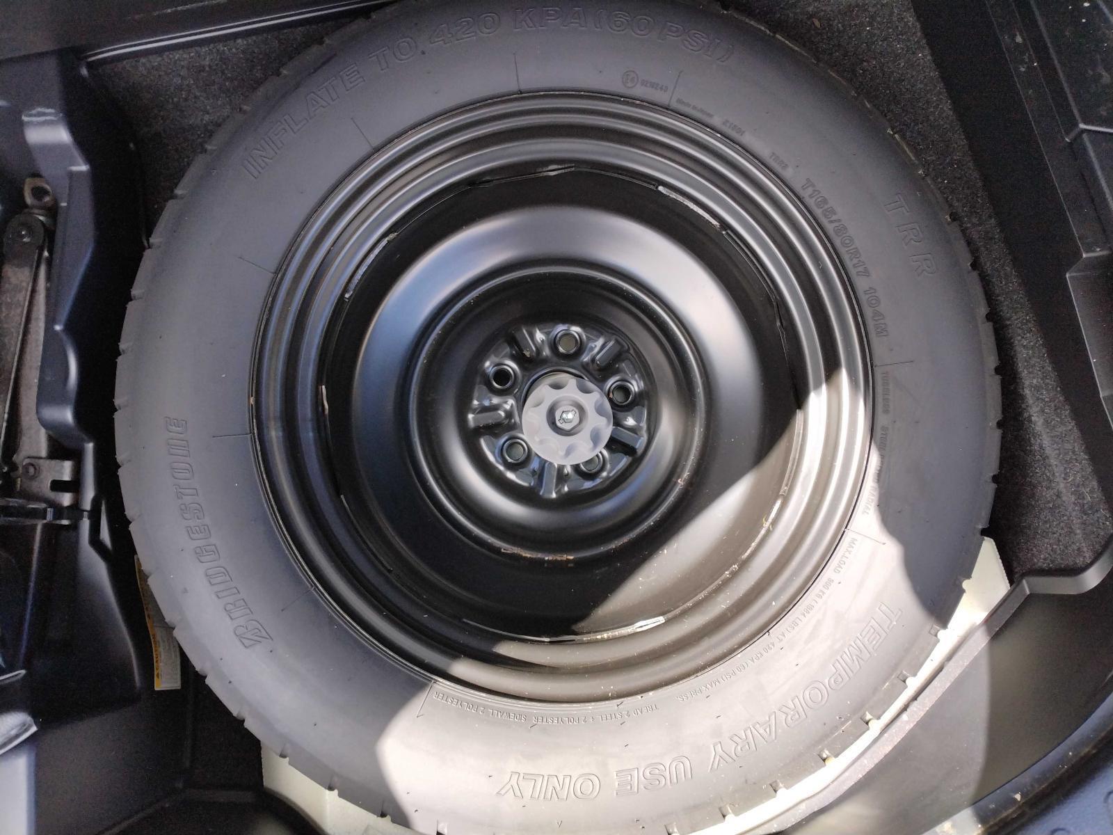 Used Spare Tire Wheel fits: 2017 Toyota Rav4 114mm 4-1/2`` bolt circle 17x4 spar