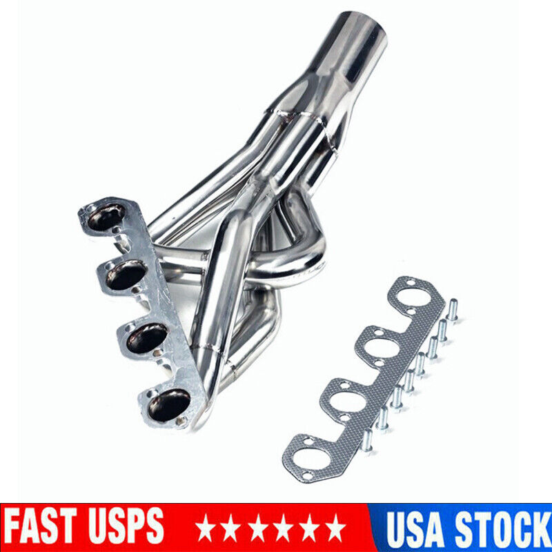 Stainless Steel Manifold Header For 74-80 Ford Pinto 82-92 Ranger 2.3L 4Cy Pro