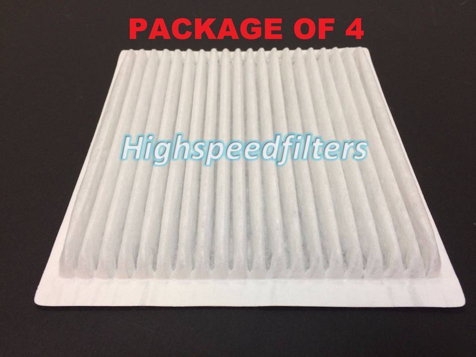 PACK OF 4 CABIN AIR FILTER for TOYOTA LEXUS IS300 LS400 RX300 HIGHLANDER C38222
