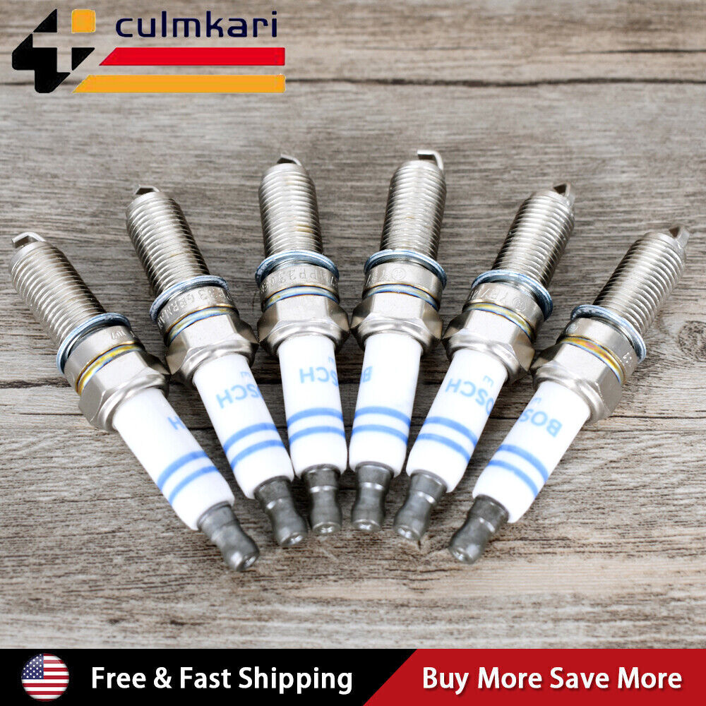 6PCS  OEM YR7MPP33 Spark Plugs For Mercedes Benz Double Platinum GERMANY US
