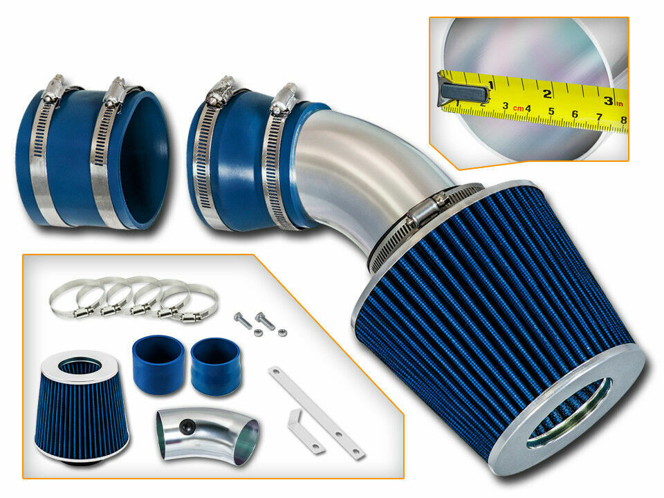 Short Ram Air Intake Kit+ BLUE Filter For 98-04 Cadillac Seville SLS STS 4.6L V8