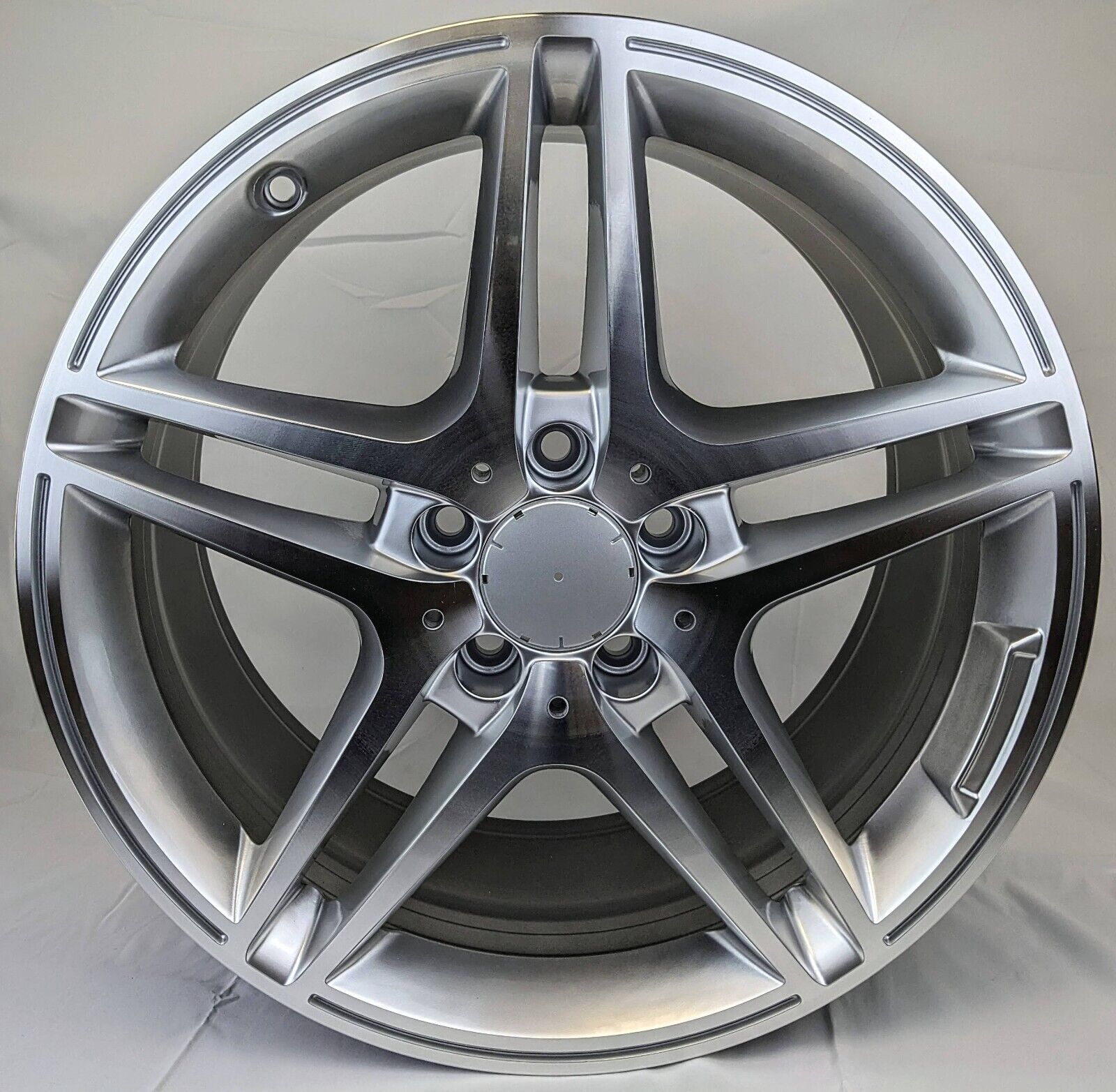 18 Inch Wheels Rims Fits Mercedes 18x8 / 18x9 C300 C400 C350 C55 C63 AMG C Class