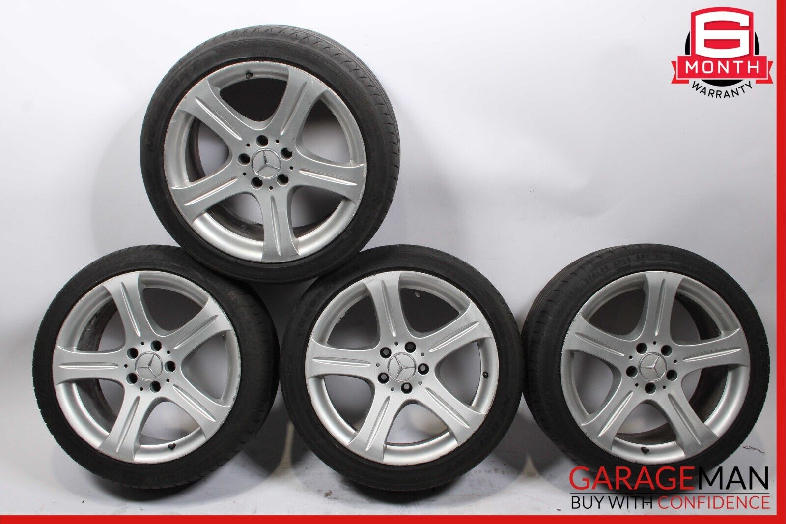 06-11 Mercedes W219 CLS350 CLS550 Staggered R18 8.5x9.5 Wheel Tire Rim Set of 4