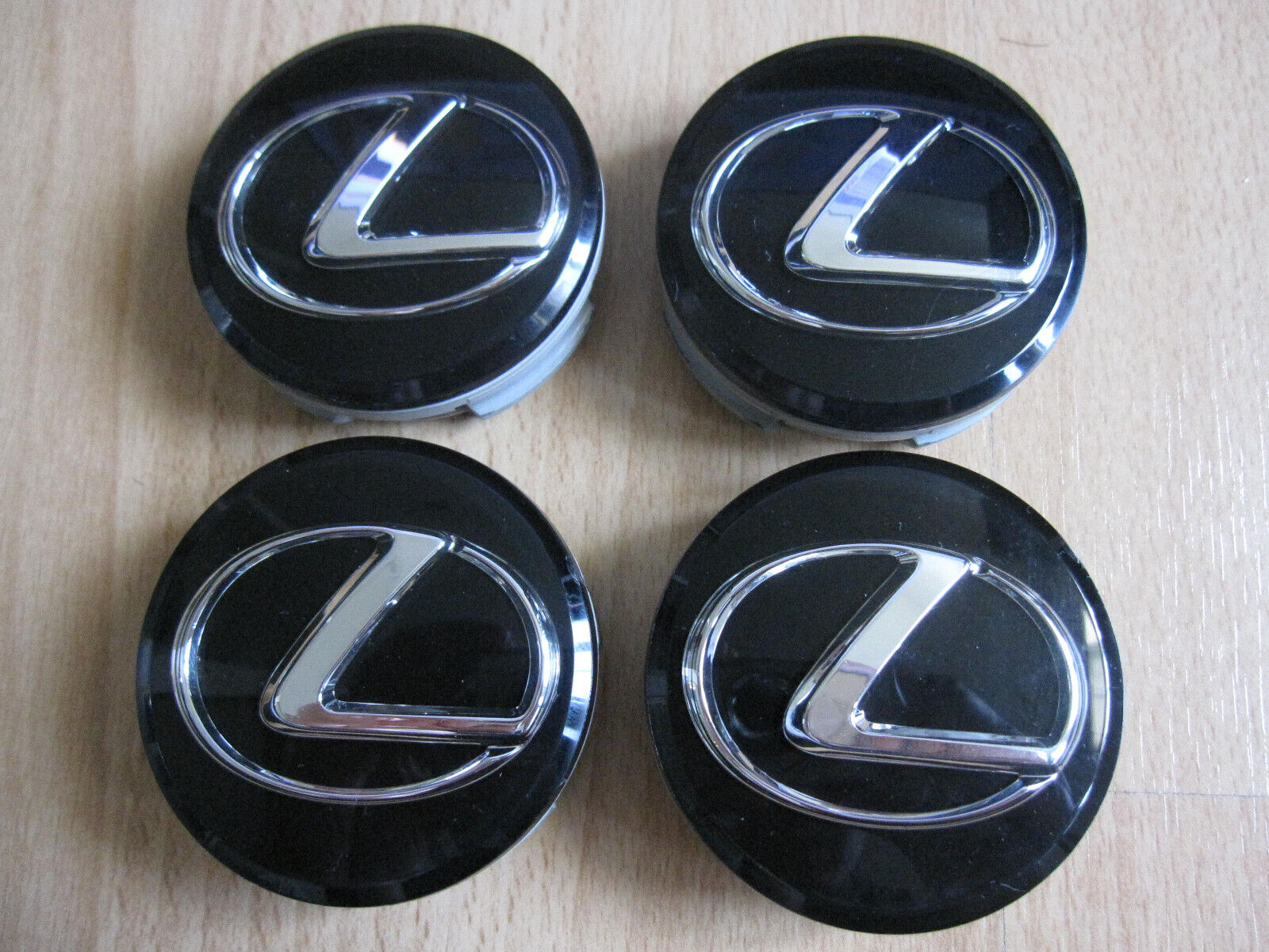 4x Genuine OEM Lexus F-Sport 62mm center caps P/N 42603-53110 & 71A104-0010 
