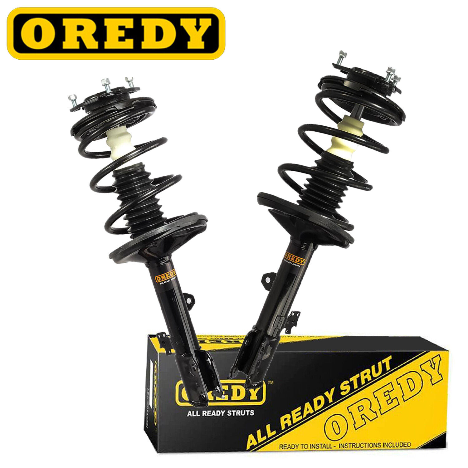 2PC Front Struts & Coil Spring Assembly for 2001 - 2005 Toyota RAV4 FWD