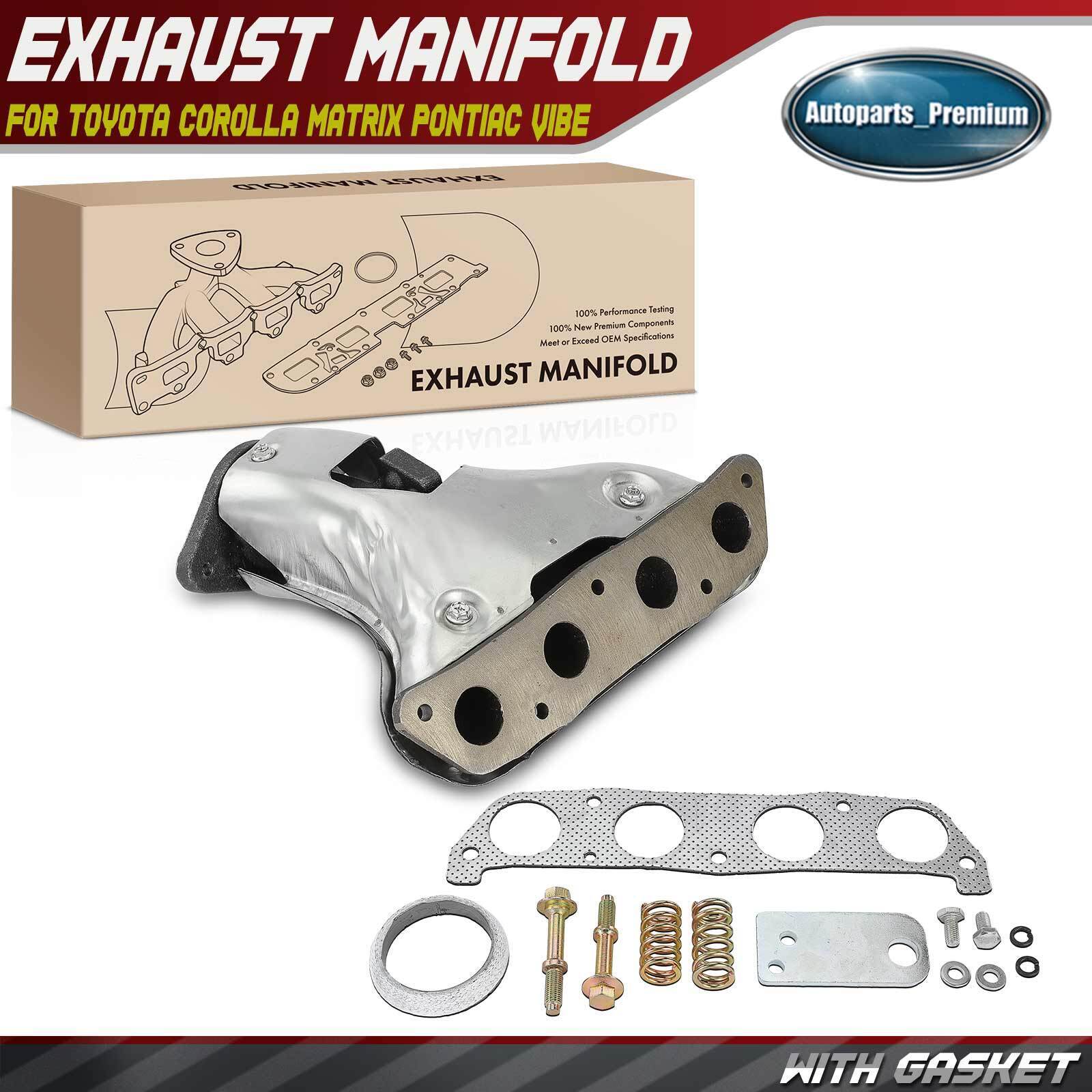 New Exhaust Manifold with Gasket for Toyota Corolla Matrix Pontiac Vibe L4 1.8L