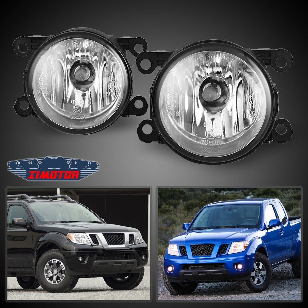 For Nissan Frontier 2005-2019 Clear Lens Pair Bumper Fog Lights Lamp Xmas Gifts
