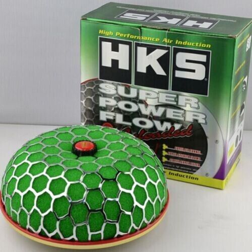 3''High HKS Open ID: 80mm Super Power Air Filter Flow Intake Reloaded Cleaner Gn