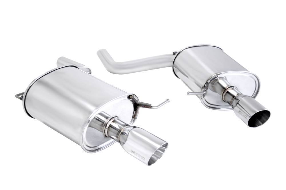 MEGAN RACING AXLE BACK EXHAUST SINGLE STAINLESS TIP FOR 11-UP BMW 535i F10