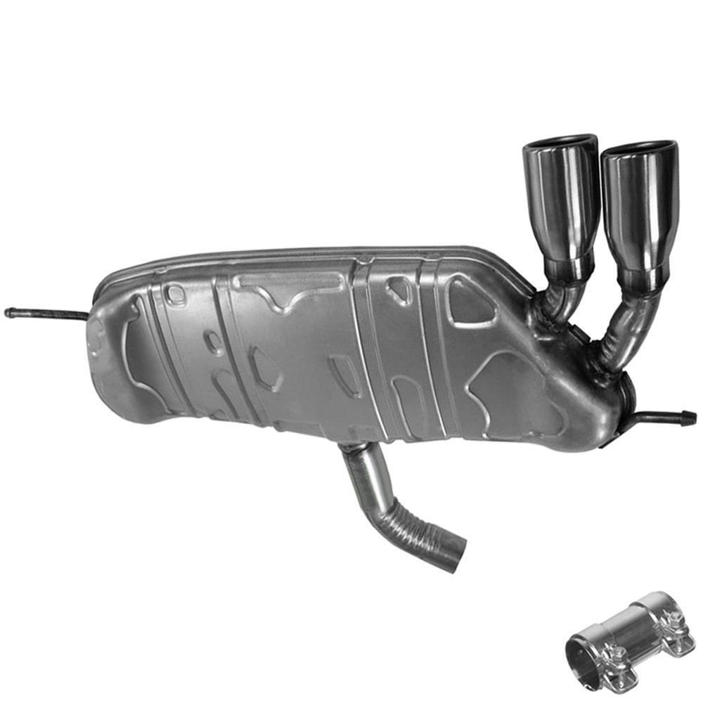 Direct fit Rear Exhaust Muffler fits: 2006-2009 Volkswagen Rabbit 2.5L