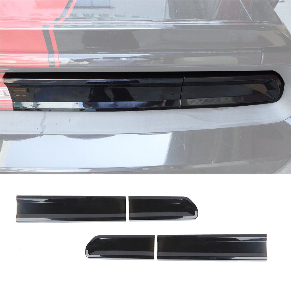 For 2009-2014 Dodge Challenger Rear Tail Light Covers Trim Exterior Accessories 
