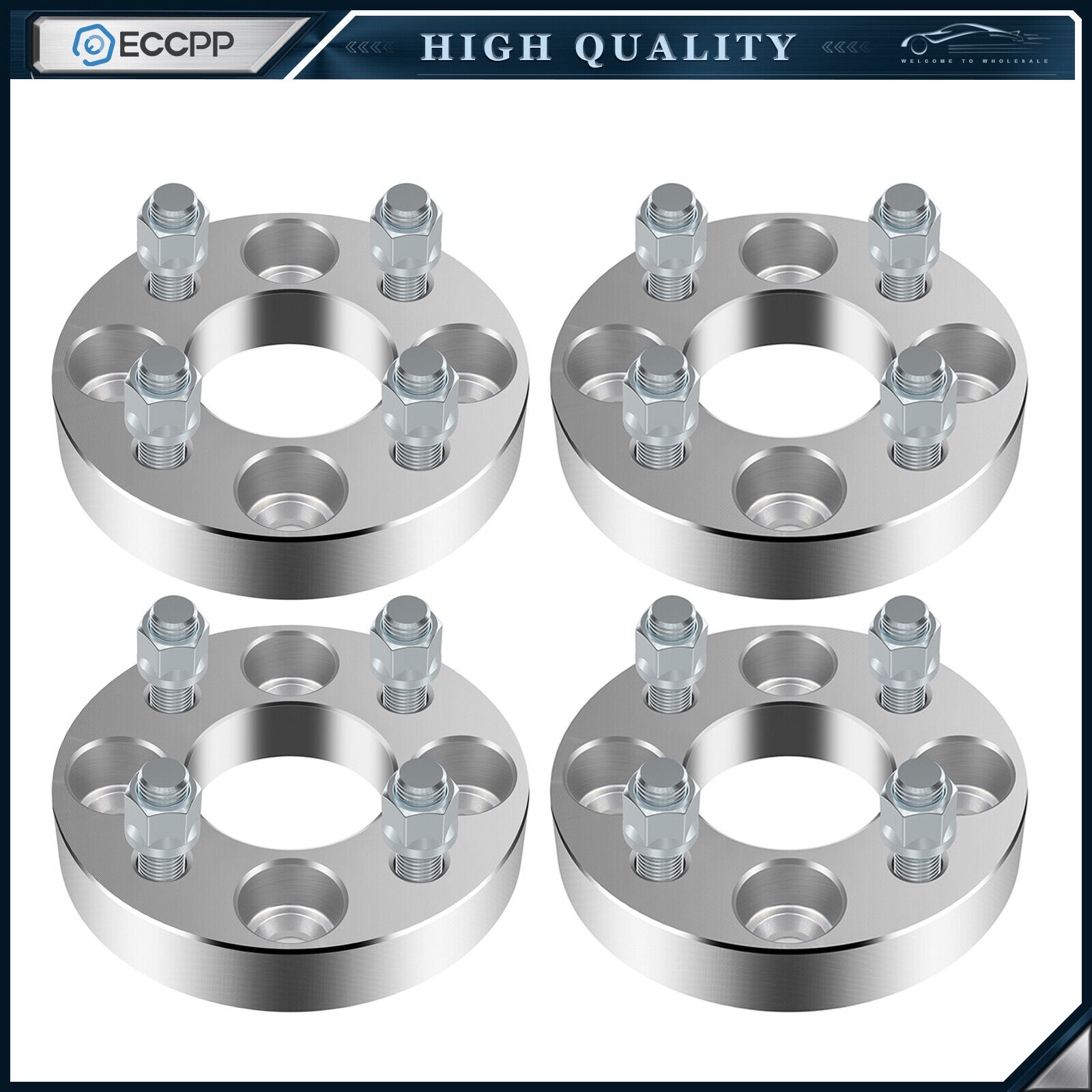 ECCPP 4X 25mm Thick Wheel Spacers 4x100 12x1.5 For 2005-2010 Chevy Cobalt Aveo