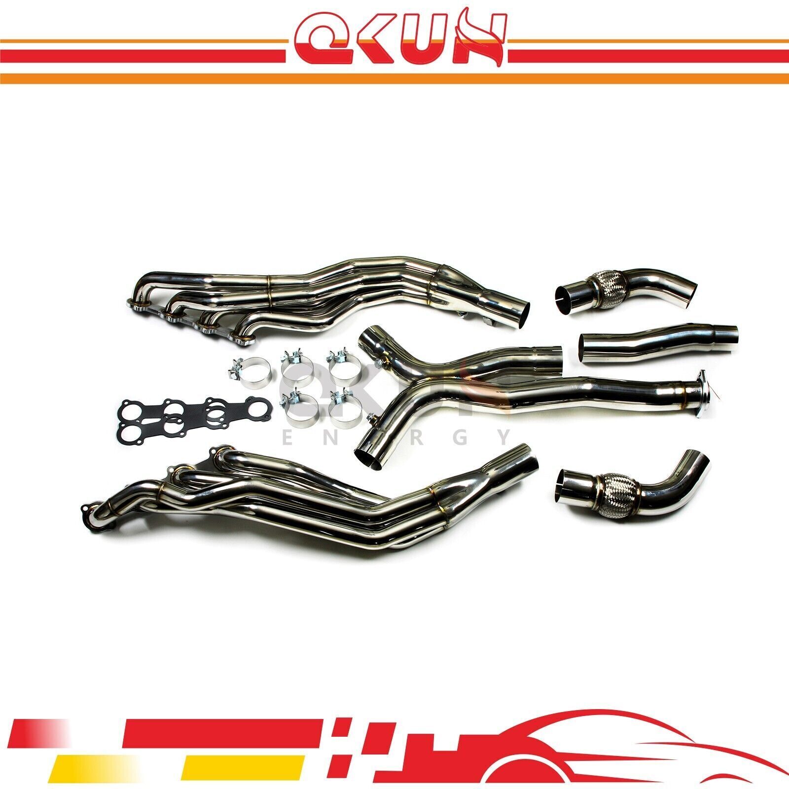 Exhaust Long Headers for 2003 2004 2005 2006 Mercedes MK113 CLS55 AMG 5.4L
