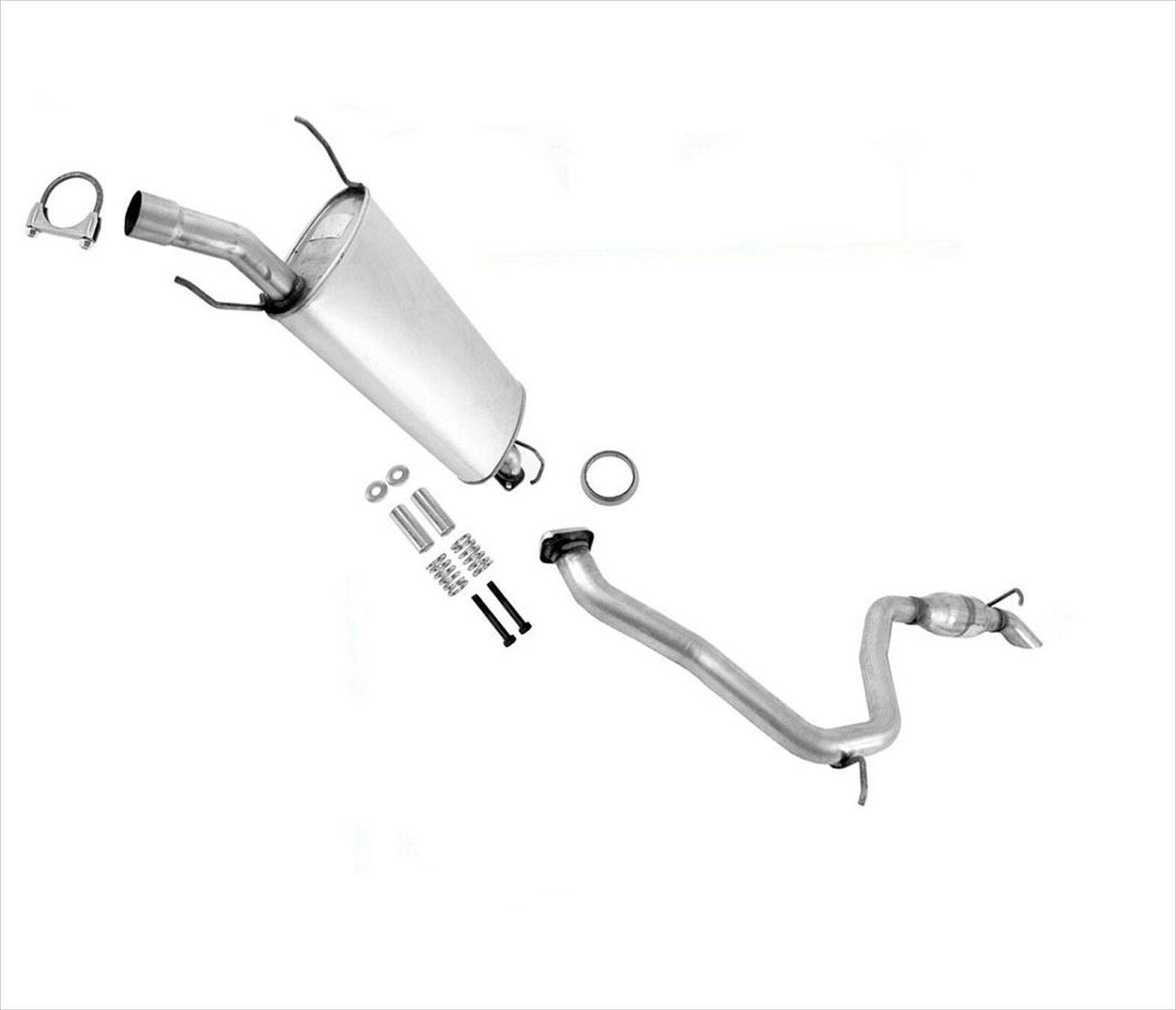 Fits 06-12 Rav4 3.5L V6 Exhaust System Pipe & Muffler FWD or AWD All
