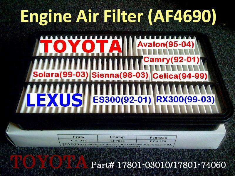 For Toyota Lexus Quality Air Filter AF4690 CA7351 Avalon Camry Celica ES300..^o^