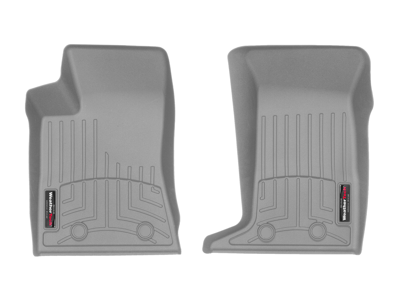 WeatherTech FloorLiner for Cadillac STS/STS-V w/AWD- 2005-2011 - 1st Row - Grey