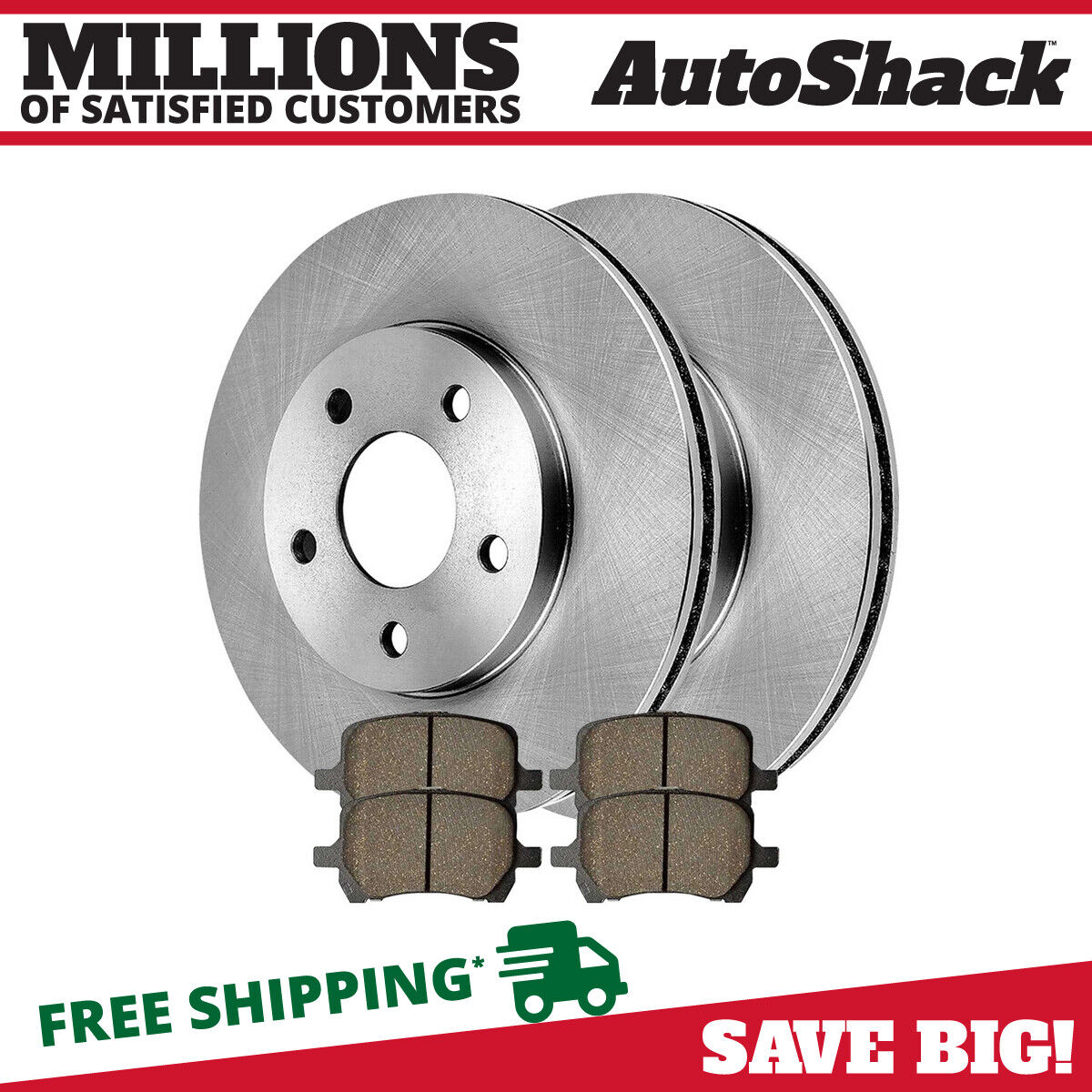Front Brake Rotors & Pads for 2006 2007 2008 2009 2010 2011 Chevy HHR 2.2L 2.4L