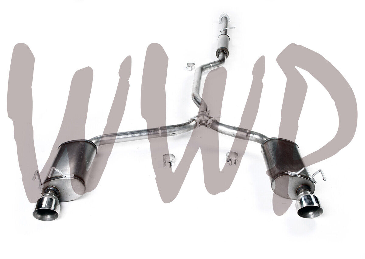 Stainless Steel Dual CatBack Exhaust 13-17 Honda Accord Coupe EX-L/Touring 3.5L 