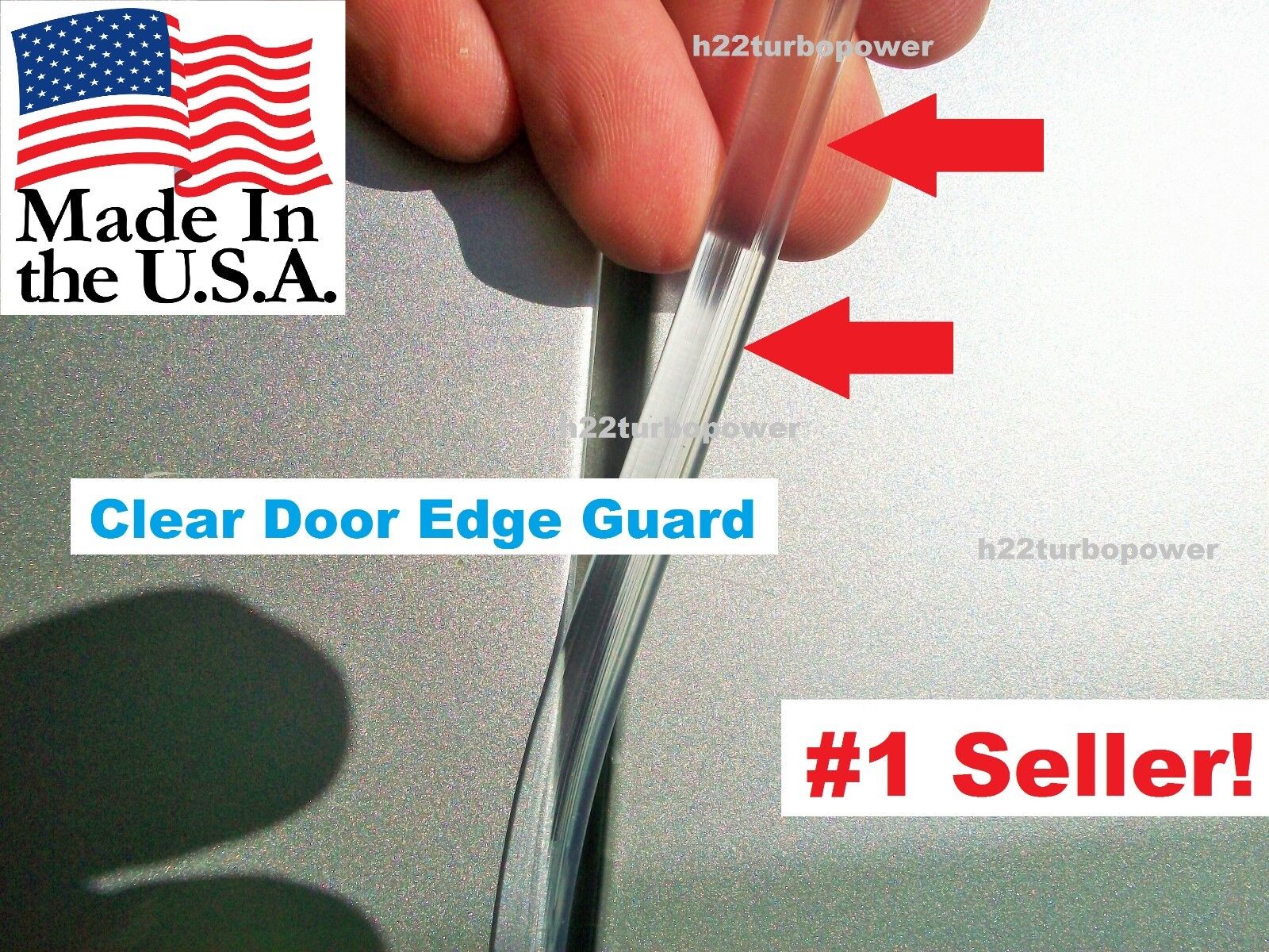 TRIM PROTECTOR 4 FEET (made in the USA) CLEAR DOOR EDGE GUARDS  