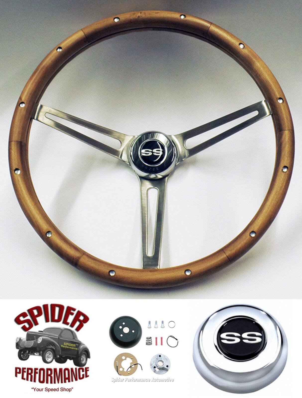 1967-1968 Chevrolet steering wheel SS 15