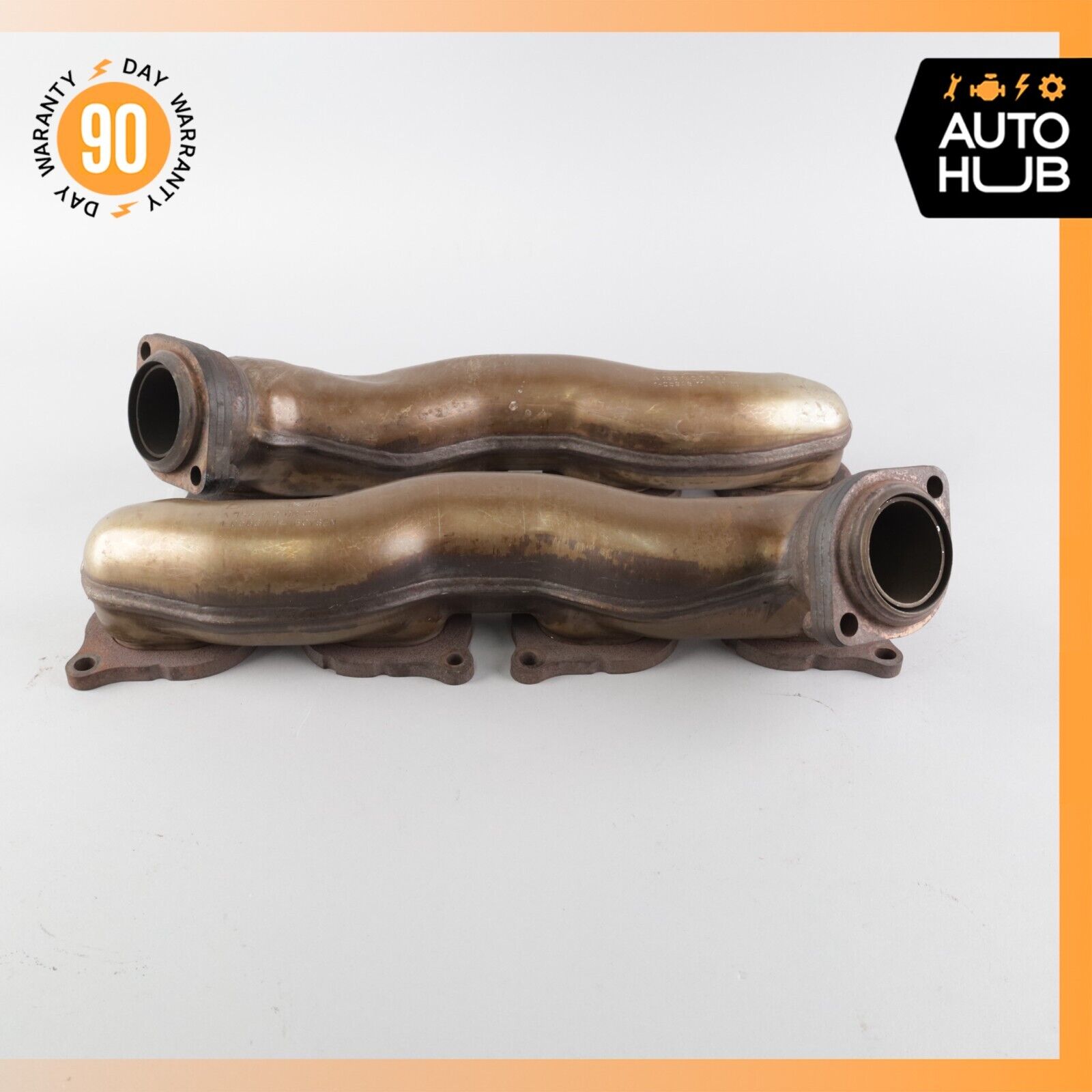 07-11 Mercedes W221 S63 CL63 AMG Exhaust Manifold Right and Left Set Of 2 OEM