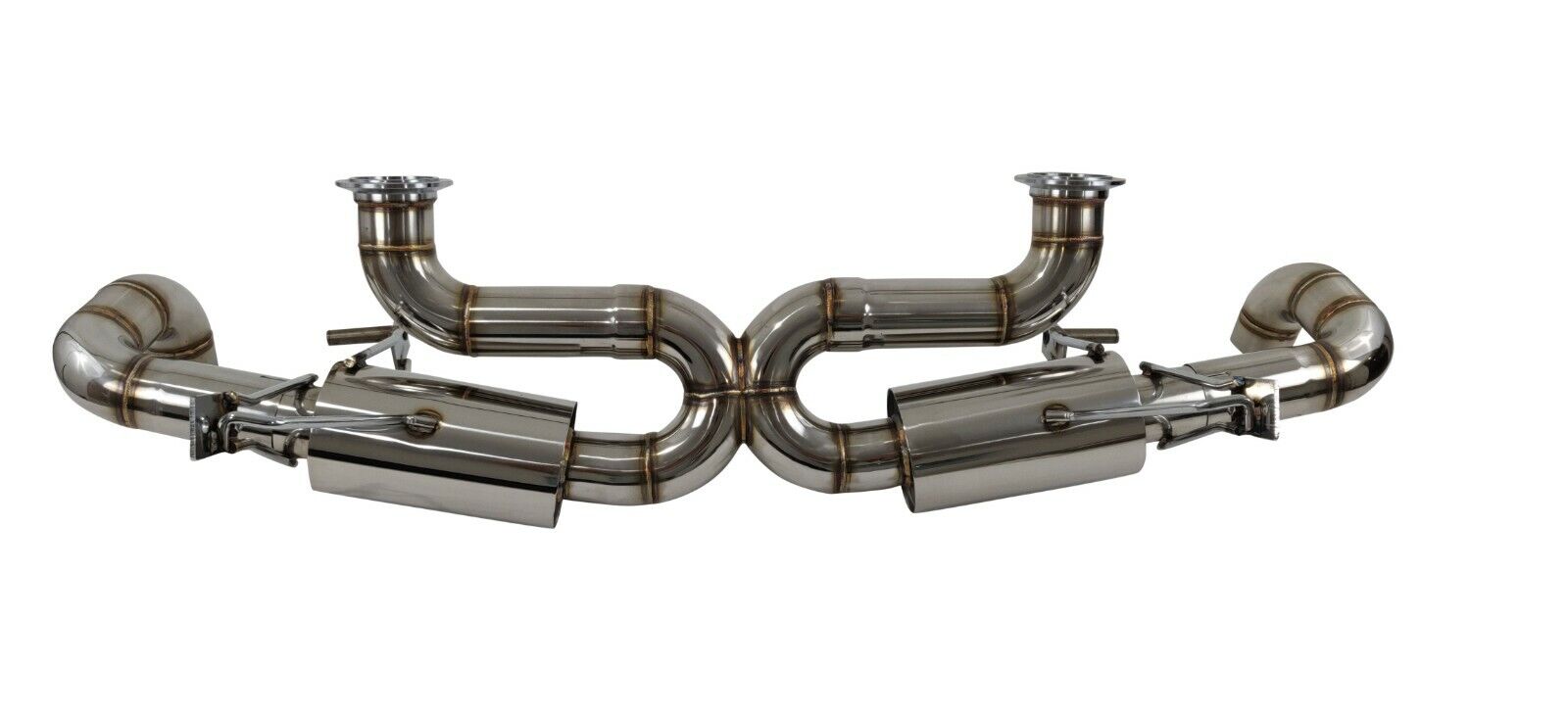 AUDI R8 4.2L V8 08-15 TOP SPEED PRO-1 Race Spec Resonator X-Pipe Exhaust System