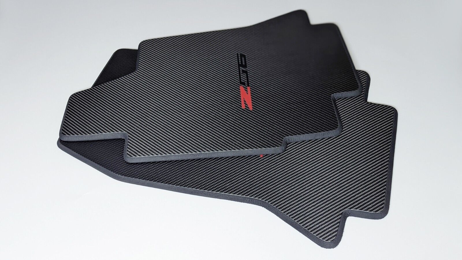 Carbon fiber floor mats for Chevrolet Corvette C-7 Z06