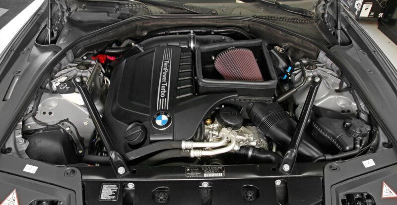 For 2011-2016 BMW 535i 3.0L Turbo N55 F10 K&N Performance Cold Air Intake CAI